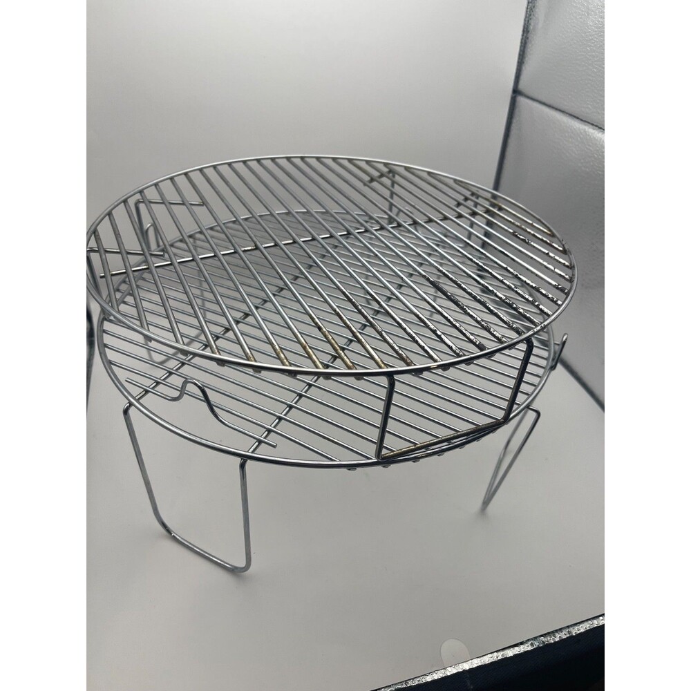 NuWave Oven Roasting Racks Set 12” Metal 2” & 4” Tall Replacement